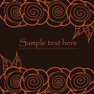 Floral background of roses N3
