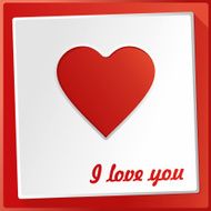 I love you gift card