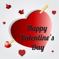 Valentines Day card N125