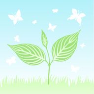 Spring background N36