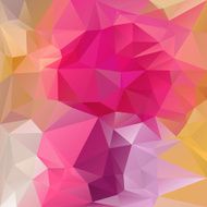 reflective pink magenta polygonal triangular background
