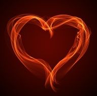 Abstract Red Heart N12