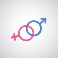 male and female symbol N4