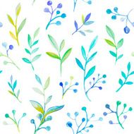 Floral Watercolor seamless pattern N24