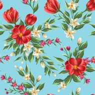 floral seamless pattern N657