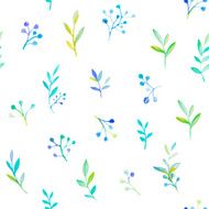 Floral Watercolor seamless pattern N25