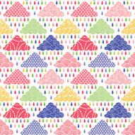 Rain seamless pattern N12