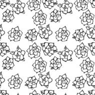 Vector seamless wedding background N10