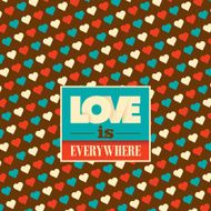 Love background with hearts N6
