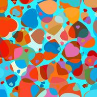 Beautiful colorful heart shape background EPS 8 N5