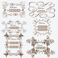 vintage frames and design elements N38
