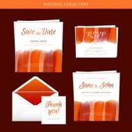 Wedding collection with watercolor N3