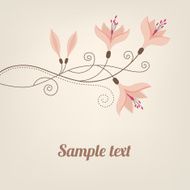 Floral Greeting Card N99