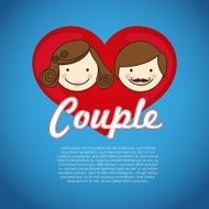 couple on heart