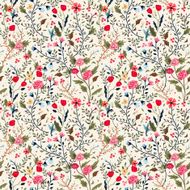 colorful adorable seamless floral pattern N6