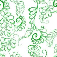 hand drawn watercolor floral seamless pattern N5