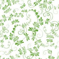 watercolor floral pattern seamless vector illustration N3