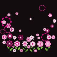 floral frame N198