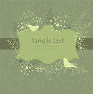 floral frame N199