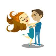 Embraces of a loving couple N2