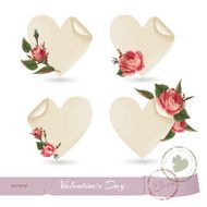 Vector set with design elements for decoration On Valentine&#039;s Da N2
