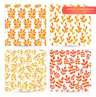 Vector Illustration with original floral background N34