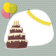 Birthday invitation card for boy