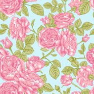 Seamless pattern with roses N109
