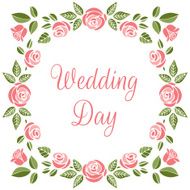 vintage wedding card N3