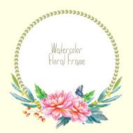 Greeting card with red dahlia N5