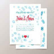 Cute fashionable cards and invitations N2