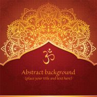 Vintage indian style background