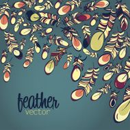 vector feathers background N10