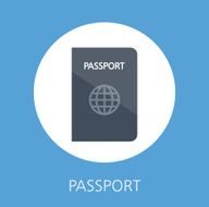 Summer holidays vector illustration flat design business and passport concept