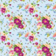 Vintage Floral Background - seamless pattern for design print N3