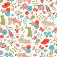 Cute seamless background N3