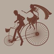 Wedding bicycle