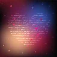Love Handwriting card