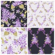 Set of Spring Flowers Backgrounds N2