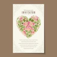 Beautiful vintage invitation cards layouts N64