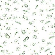 hand draw leaves seamless pattern N3