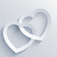 Valentines day card with heart N18