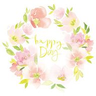 Watercolor greeting card N2