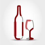 wine bottle concept
