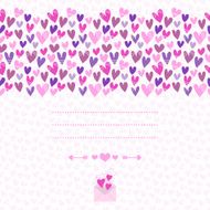 Romantic background of heart with space for text