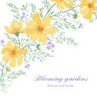 Background with flowers N36