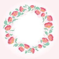 Circle of flowers N2