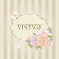 Frame with peonies N3