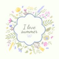 Summer vector background