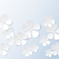 Paper floral background N6